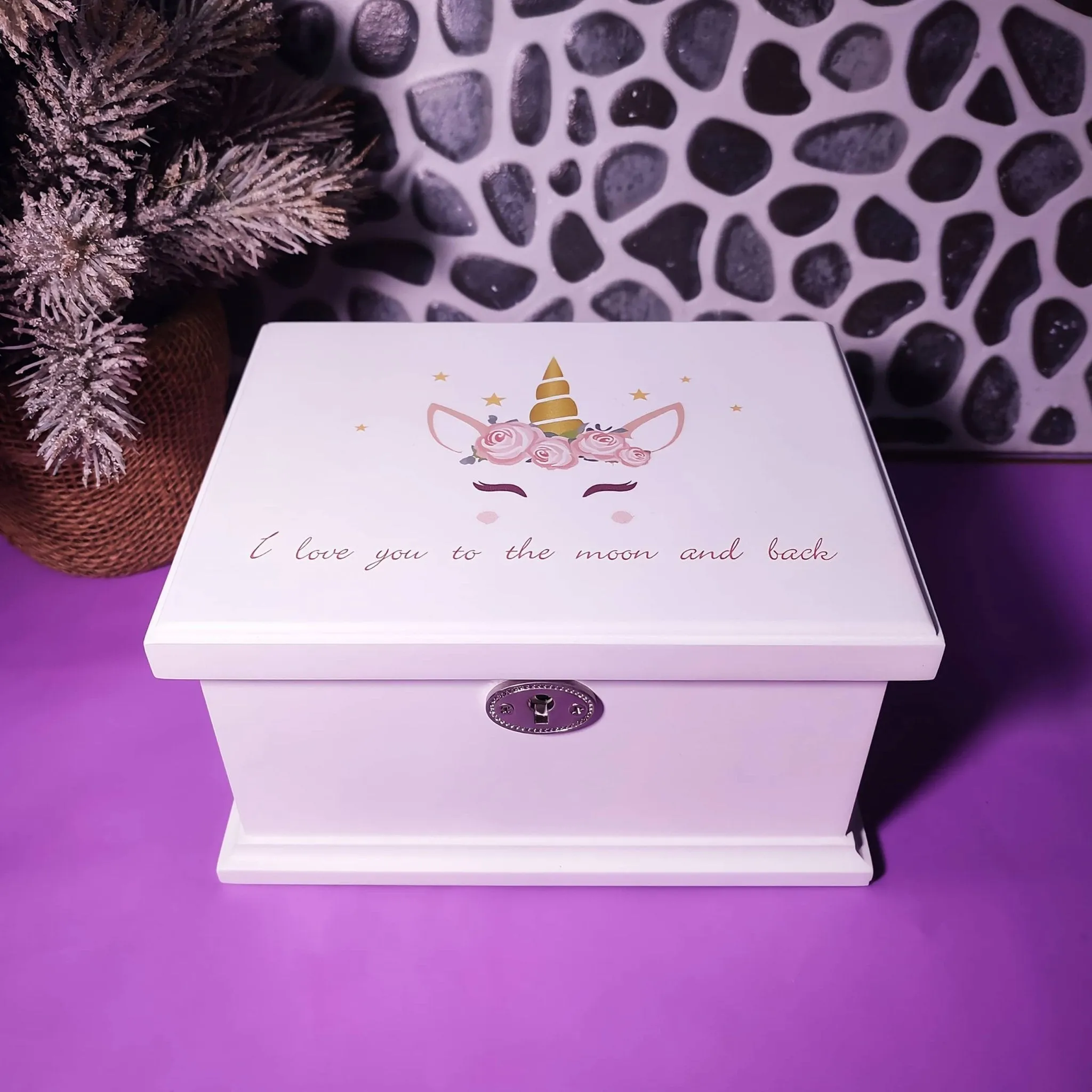 Personalised Wooden Musical Jewellery Box