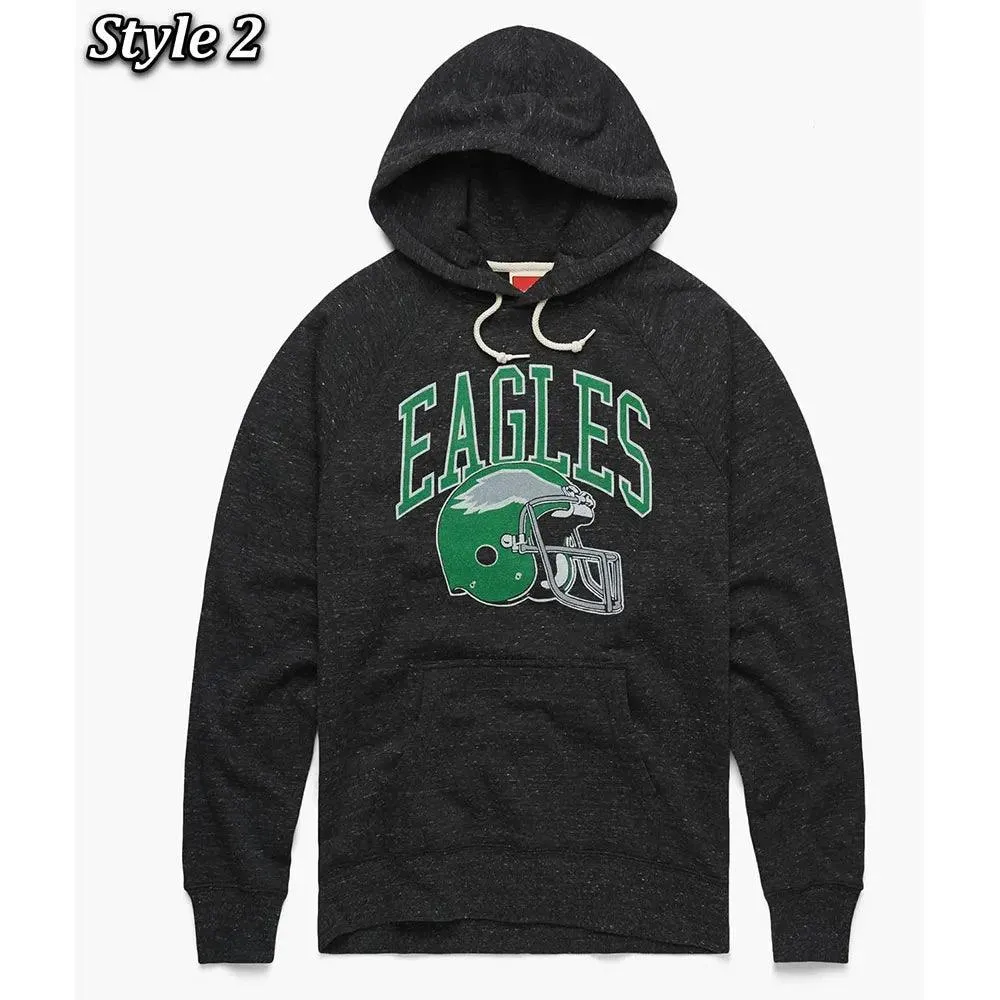 Philadelphia Eagles Retro Pullover  Hoodie