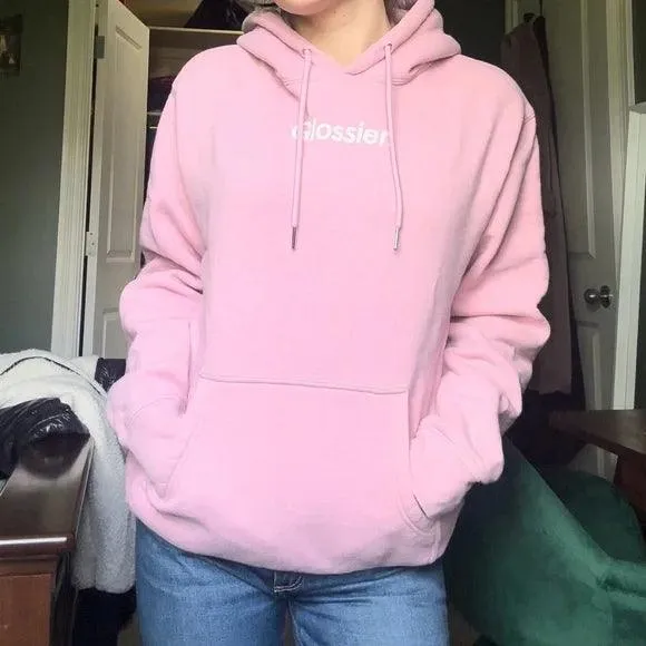 Pink glossier hoodie