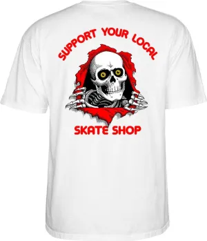 POWELL PERALTA SYLSS Ripper Tee White