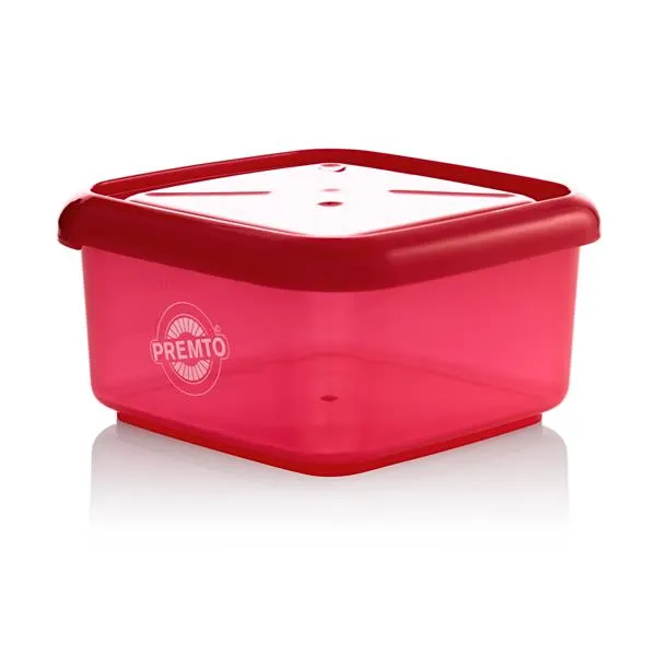 Premto Square Meal Box - Ketchup Red