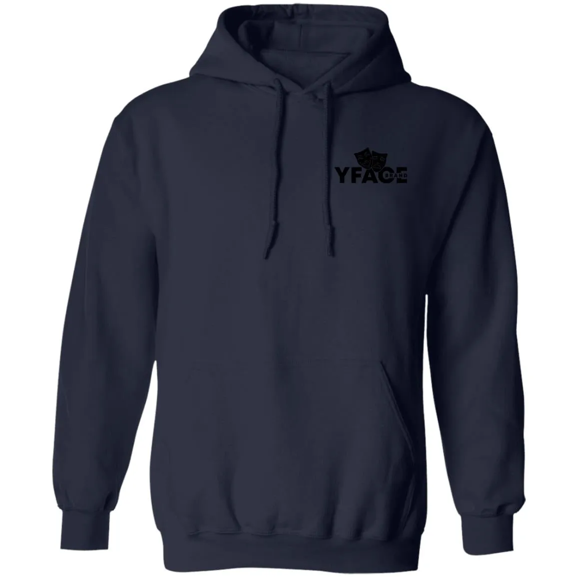 Pullover Hoodie Logo Black Front