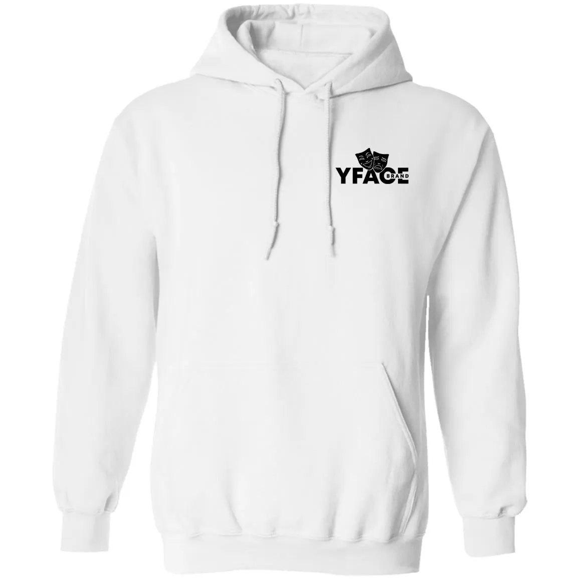 Pullover Hoodie Logo Black Front