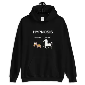 "Hypnosis Before and After" Funny Short-Sleeve Unisex Hoodie