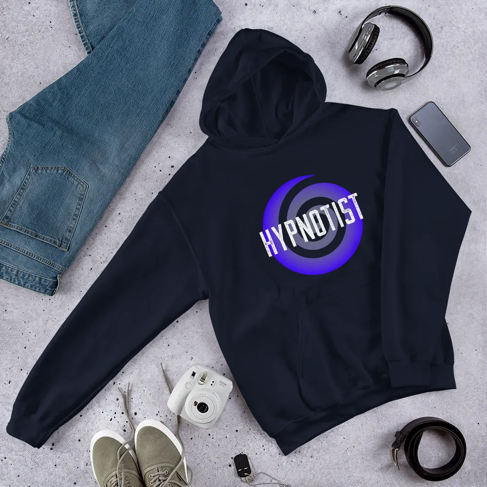 "HYPNOTIST" with spiral Unisex Hoodie