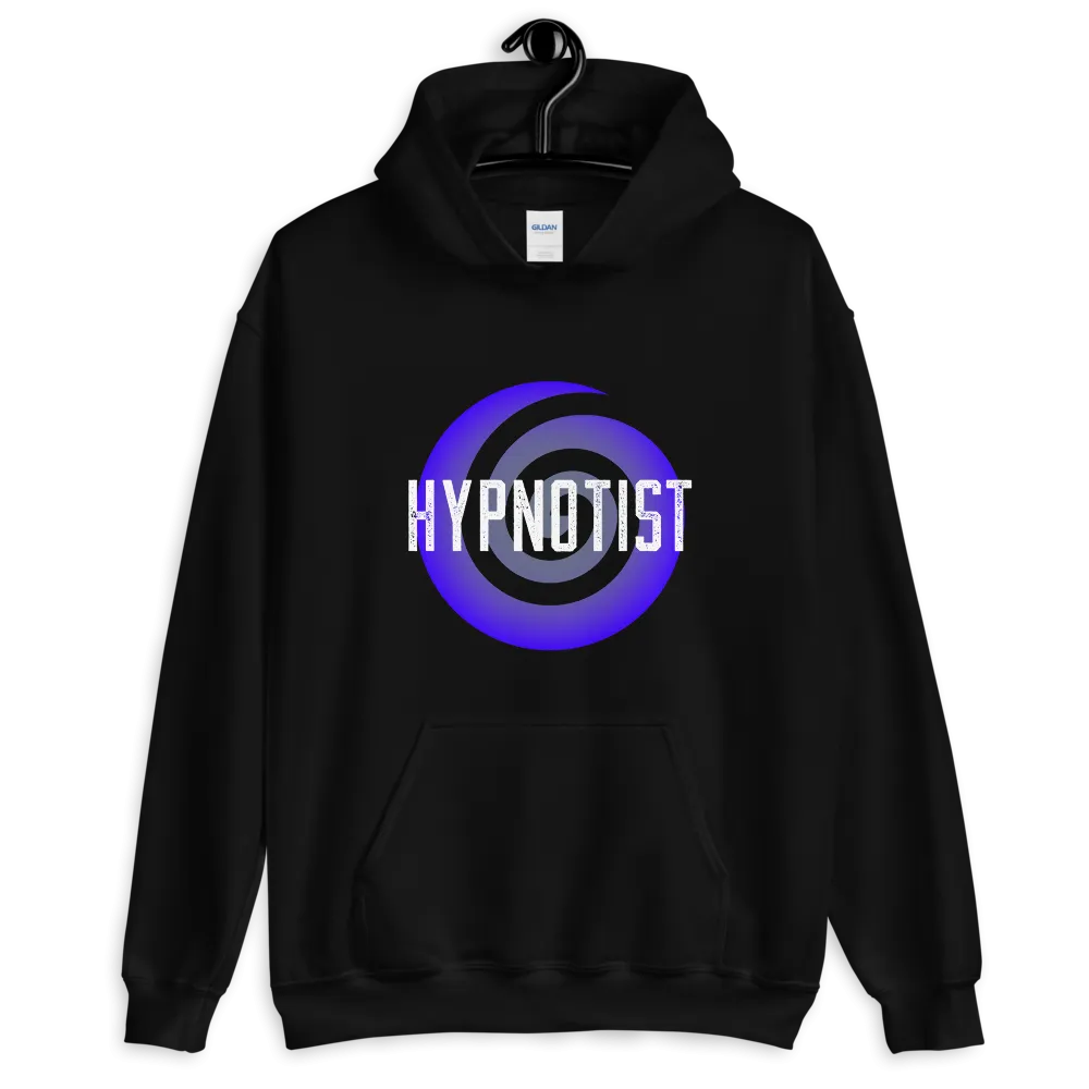 "HYPNOTIST" with spiral Unisex Hoodie