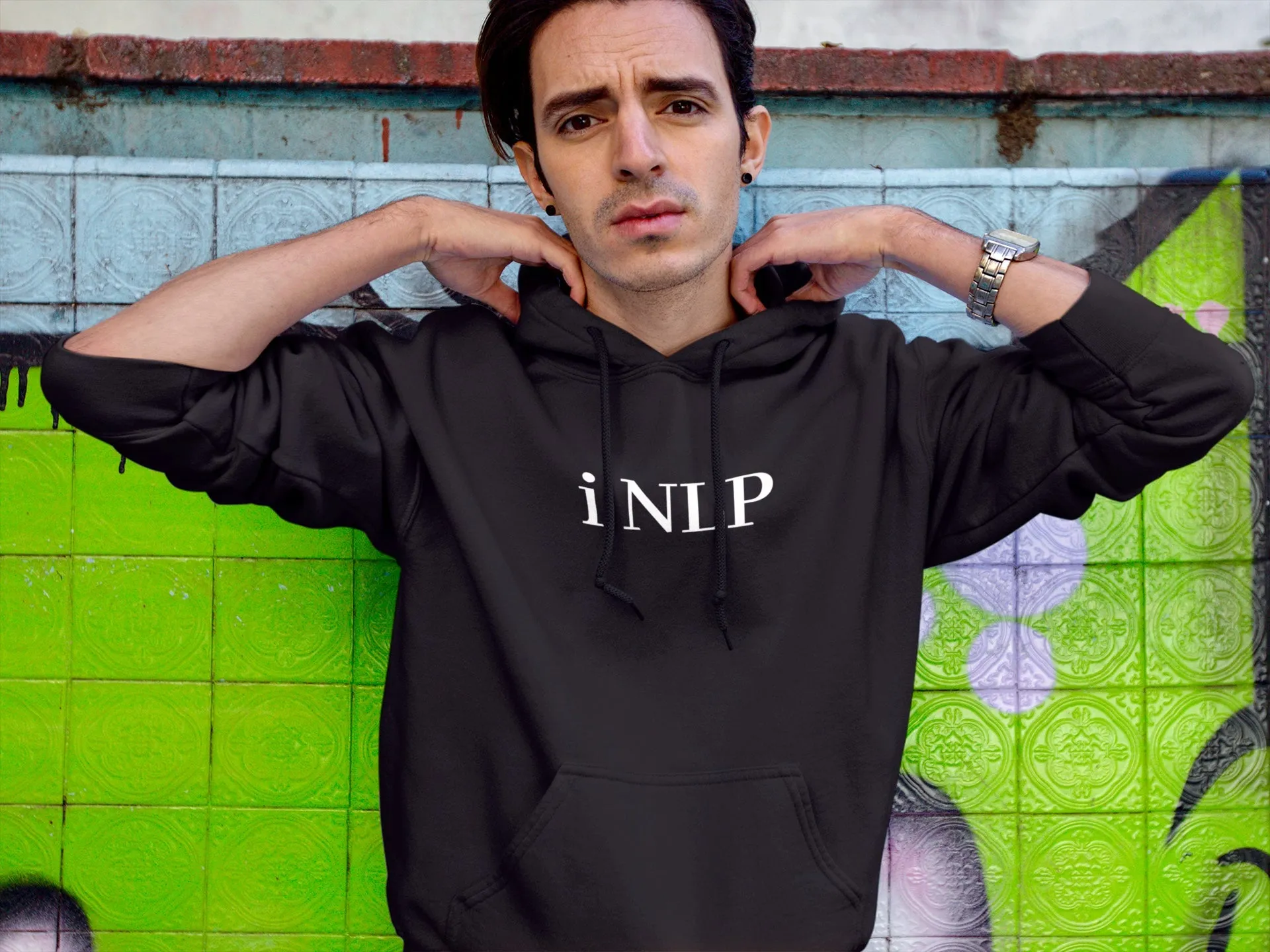"i NLP" Hooded Sweatshirt