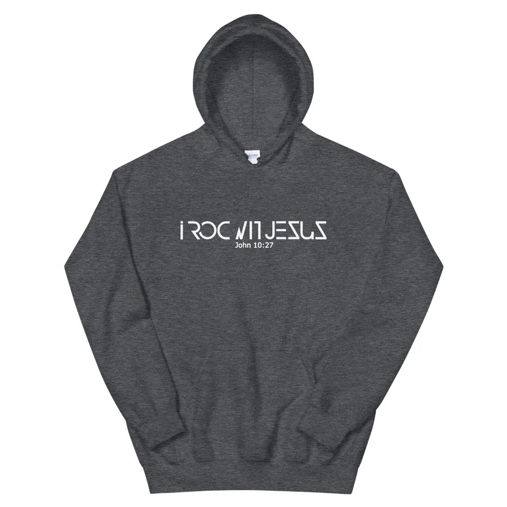 "i ROC WIT JESUS" Hoodie "GRAY"