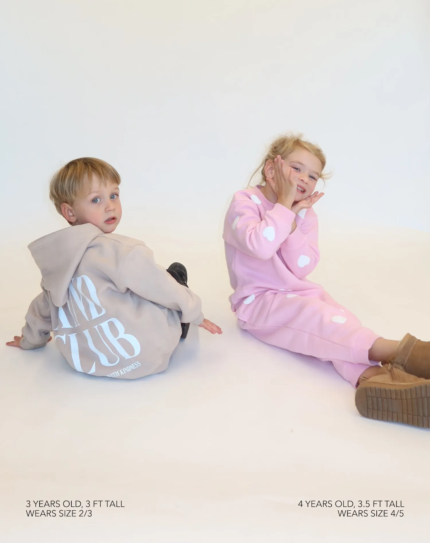 "Kind Club" Kids Big Sister Hoodie