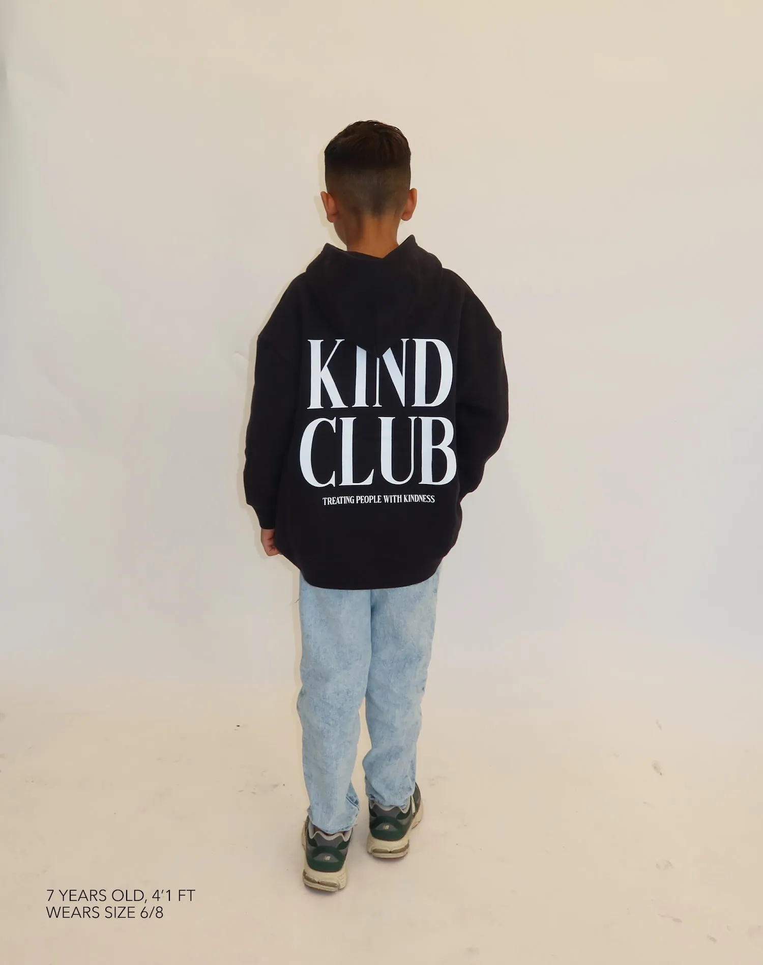 "Kind Club" Kids Big Sister Hoodie
