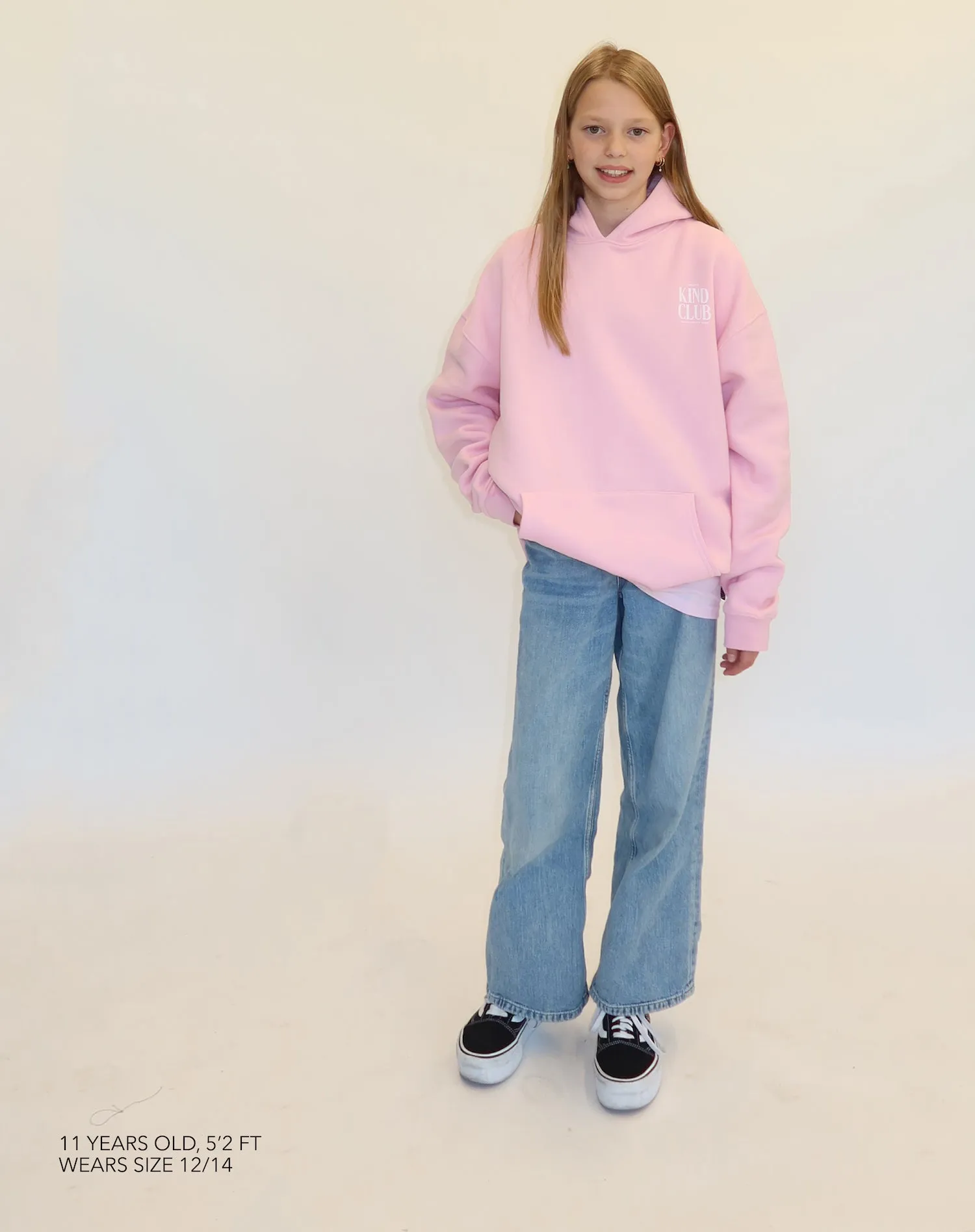 "Kind Club" Kids Big Sister Hoodie