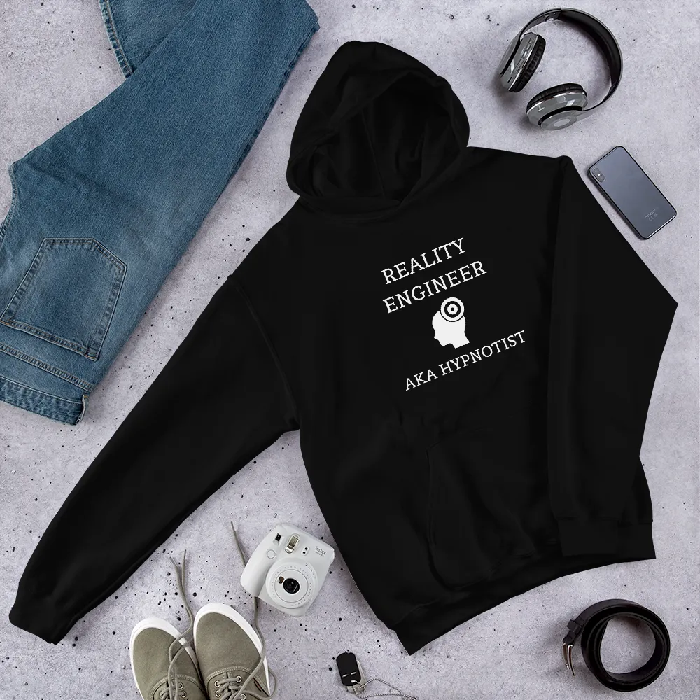 "REALITY ENGINEER AKA HYPNOTIST" Unisex Hoodie