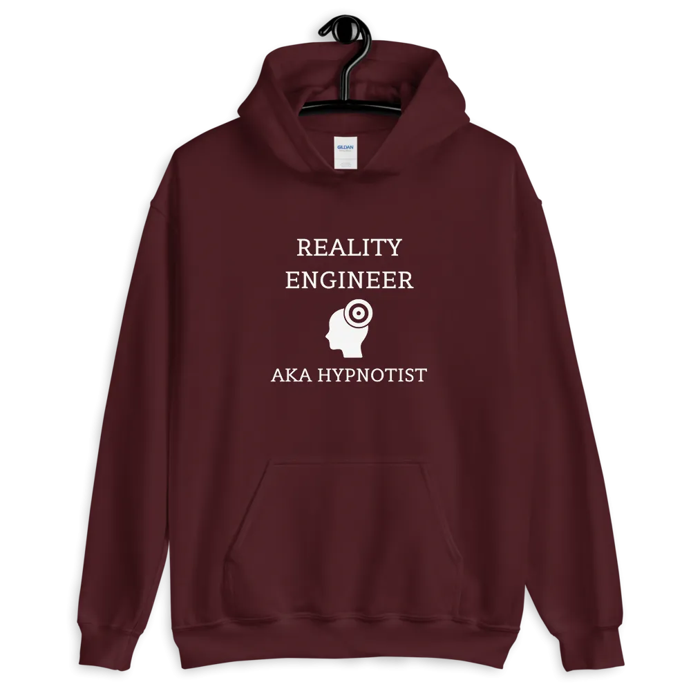 "REALITY ENGINEER AKA HYPNOTIST" Unisex Hoodie