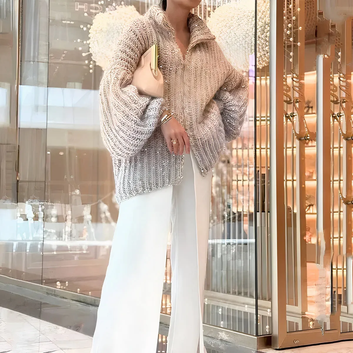 Radiant Silk Sweater - Brenna