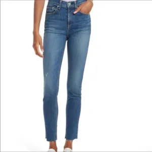 rag &amp; bone hi rise ankle skinny jeans