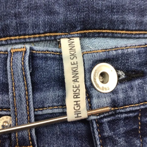 rag &amp; bone hi rise ankle skinny jeans