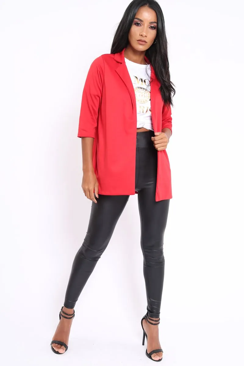 Red Blazer - Karrie