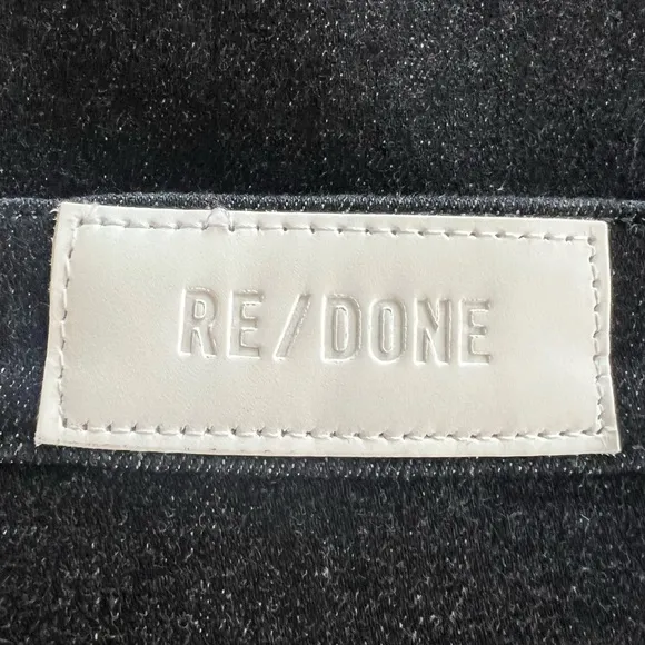 RE/DONE 90S High Rise Loose Jeans Noir OP Dark Denim Size 29 RE DONE NEW