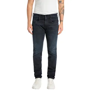Replay Anbass Hyperflex Slim Fit Jeans - Dark Blue