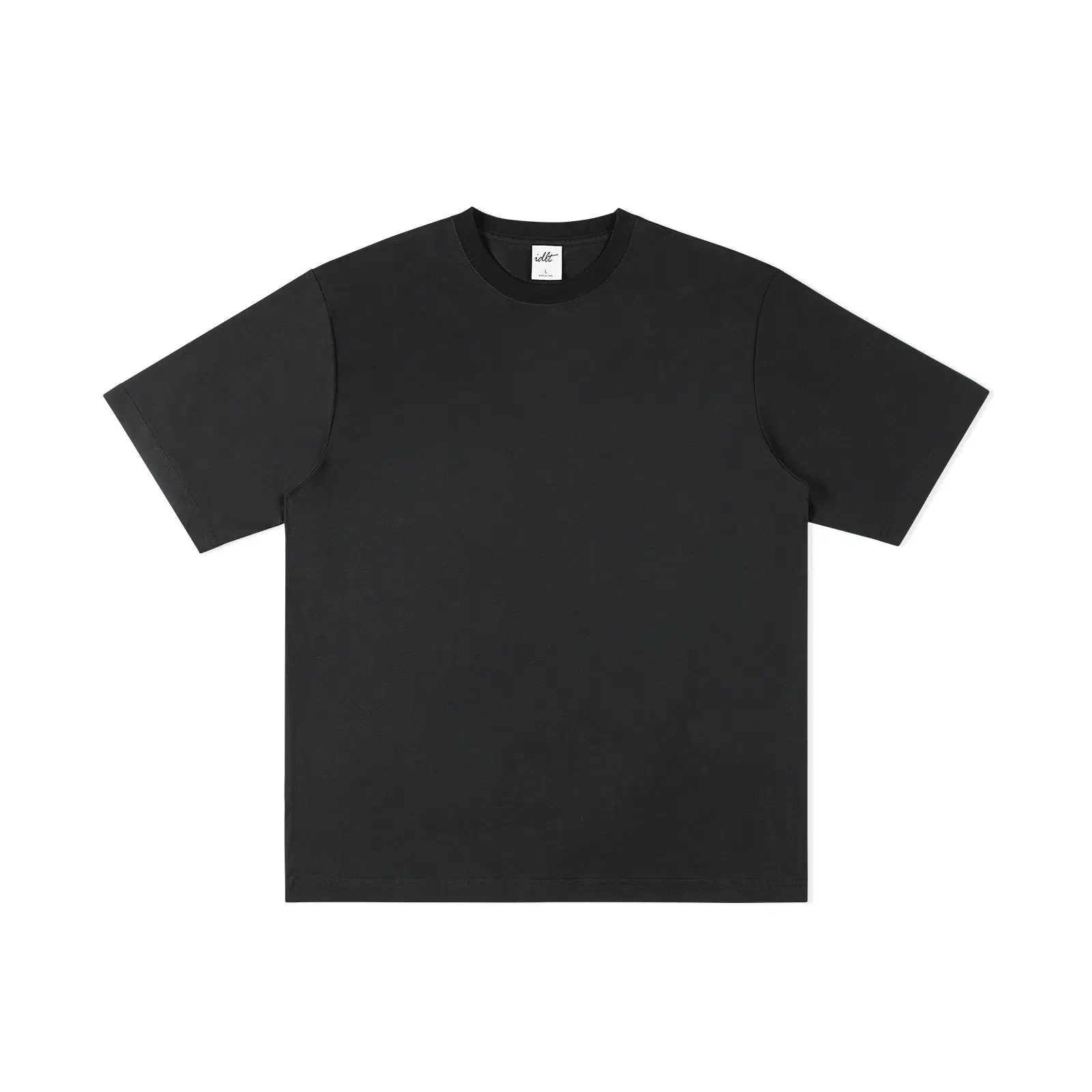 Round Neck Solid Color T-shirt