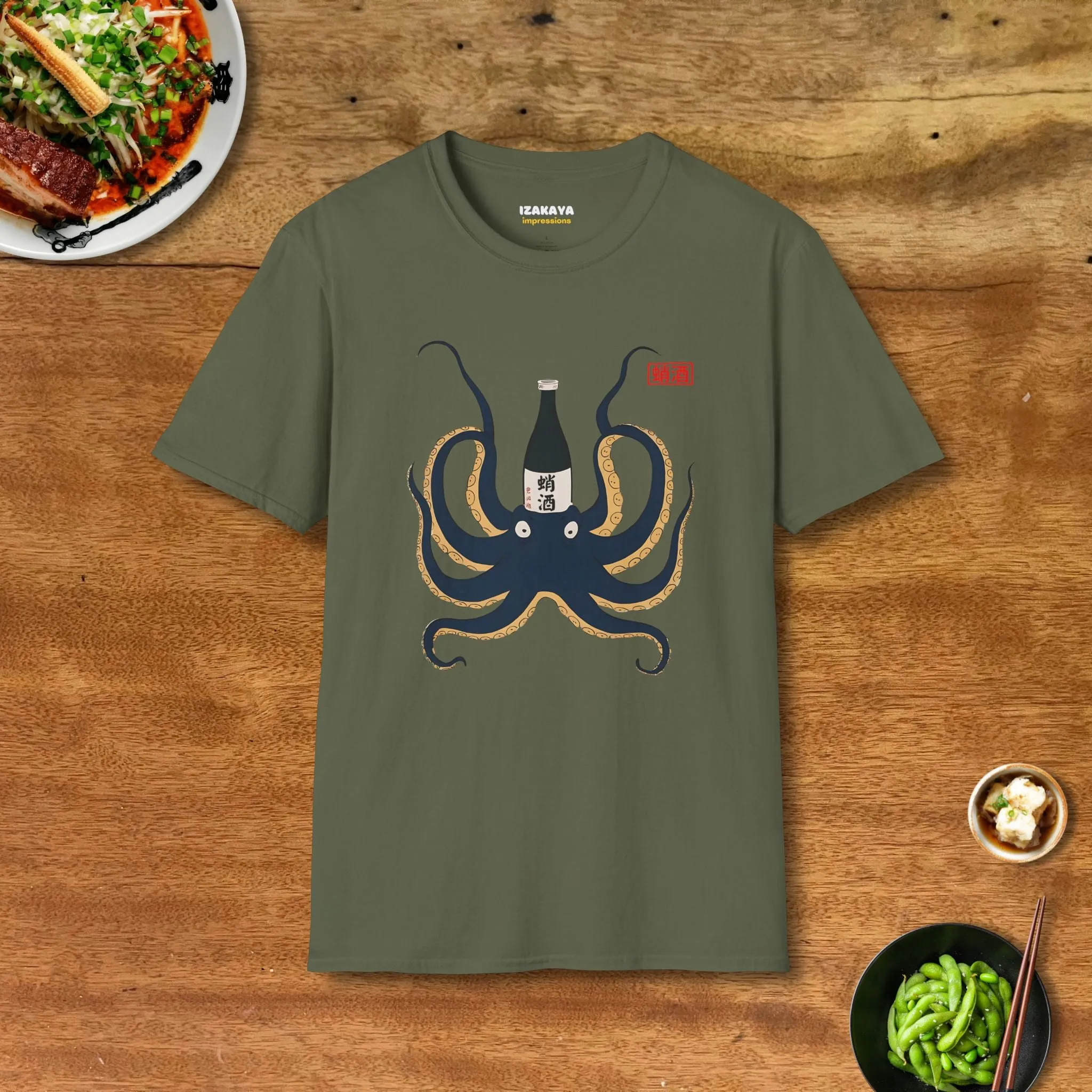 Sake Octopus T-Shirt