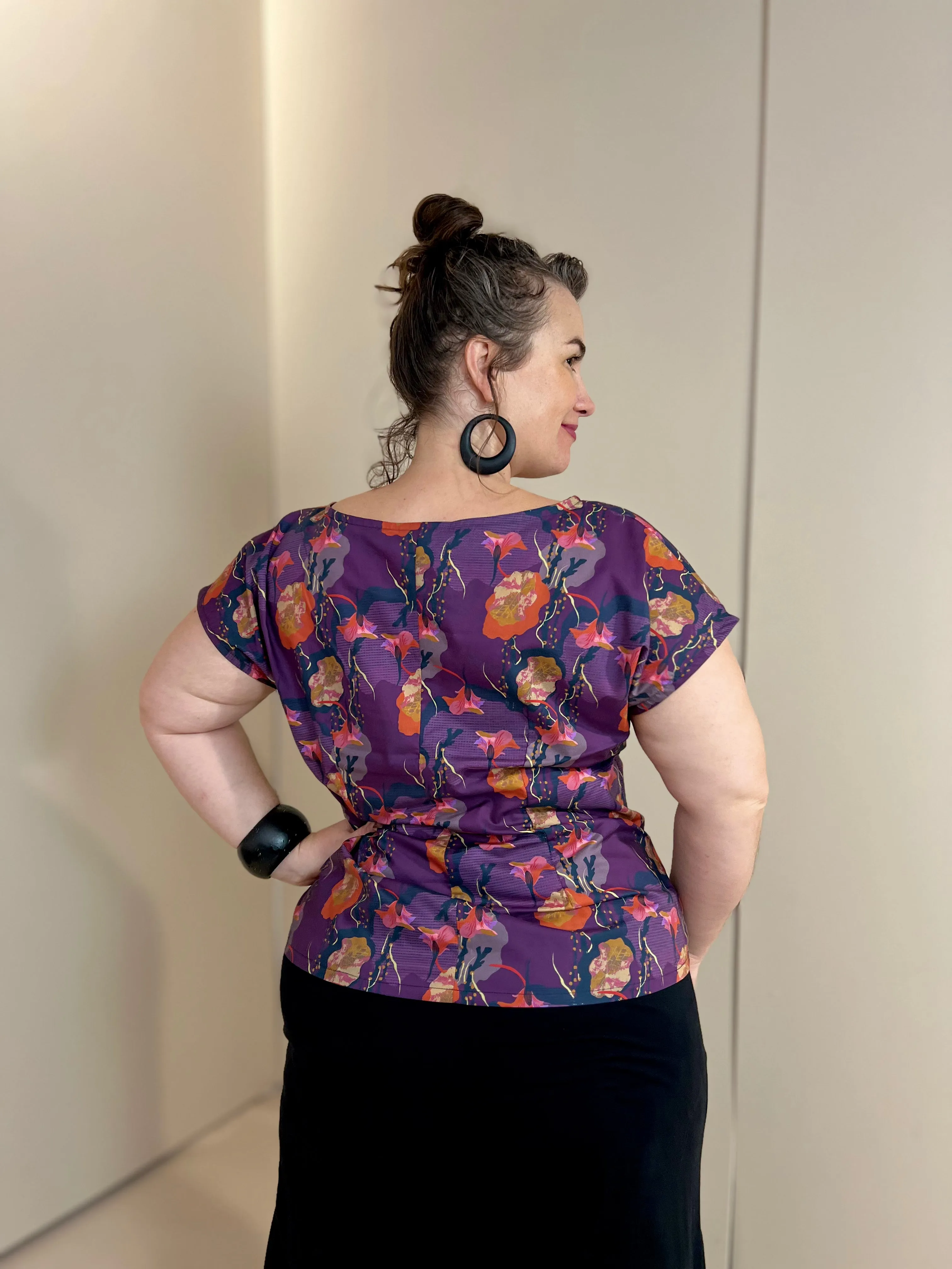 SAMPLE Breeze Top - Nasturtium Purple (16)