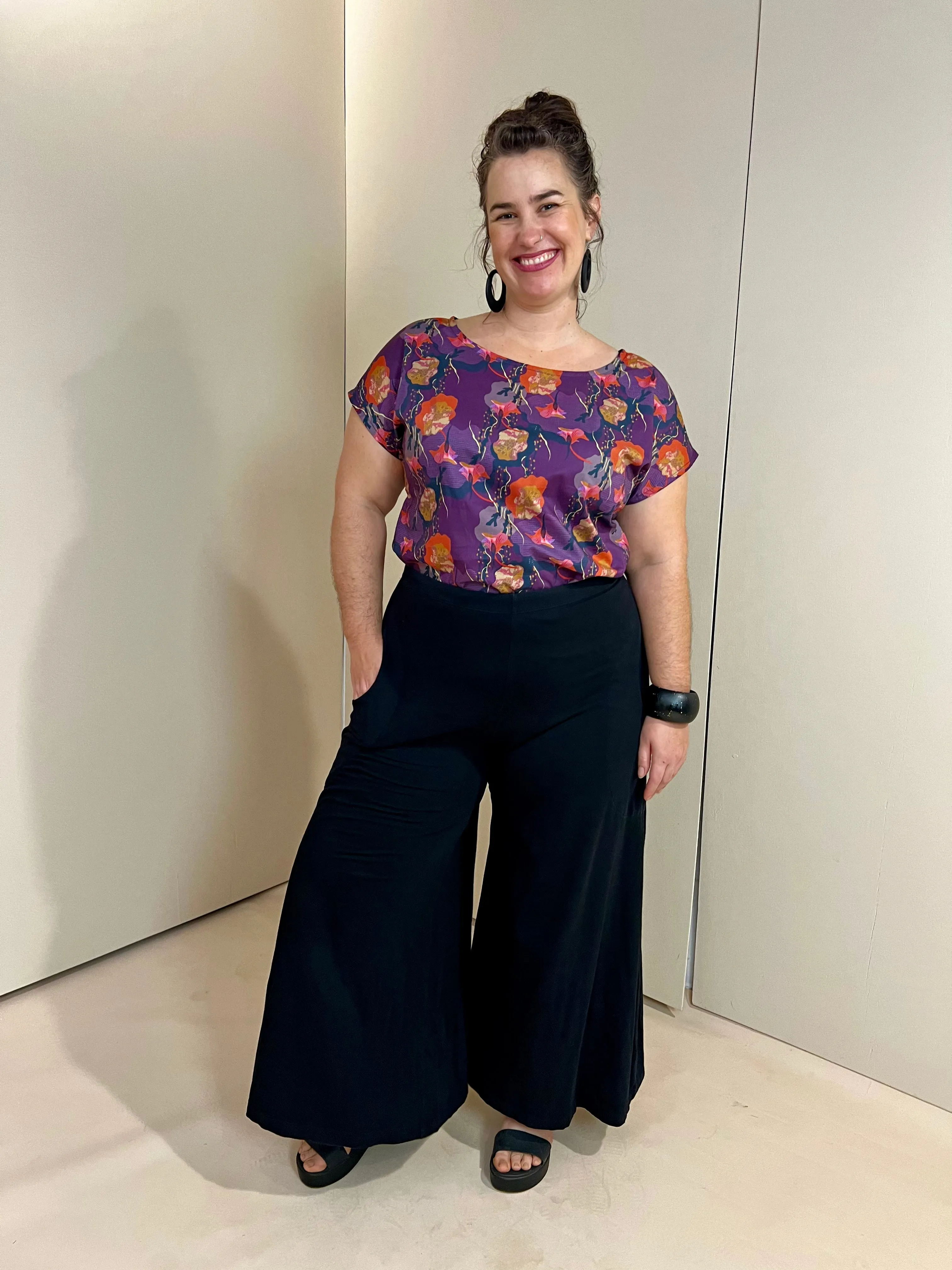 SAMPLE Breeze Top - Nasturtium Purple (16)