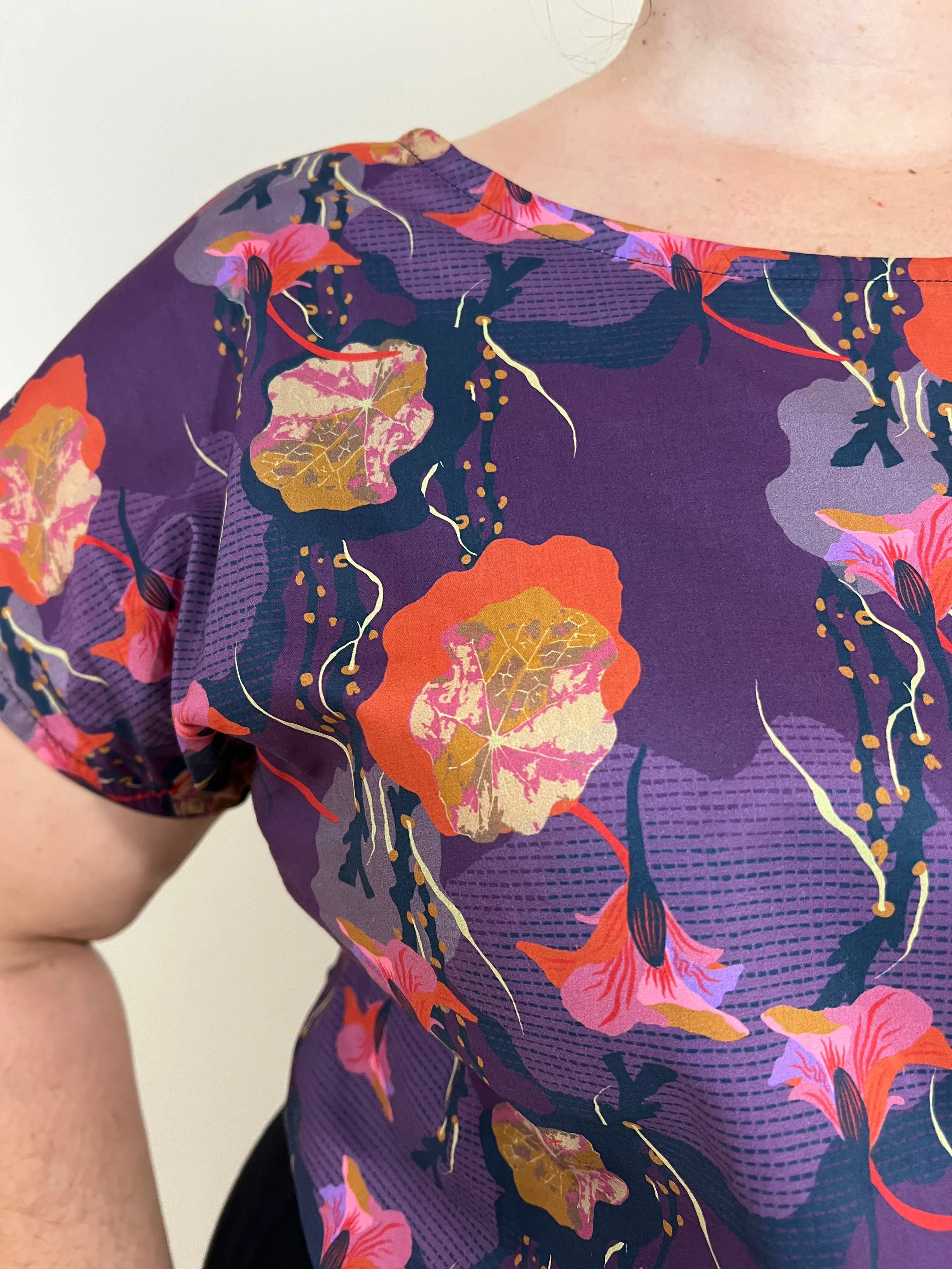 SAMPLE Breeze Top - Nasturtium Purple (16)