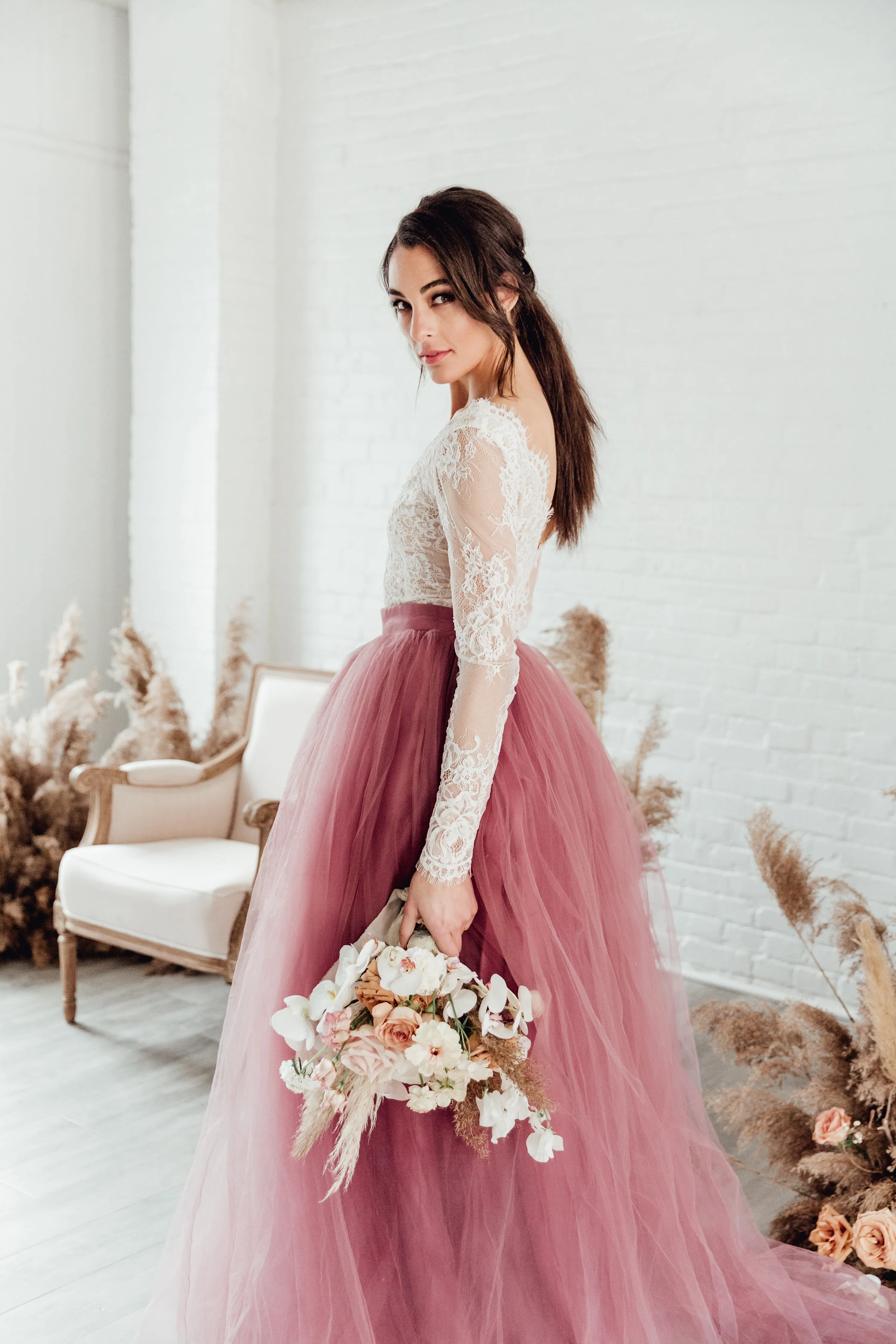 SAMPLE SALE: Norma J Skirt in Mauve