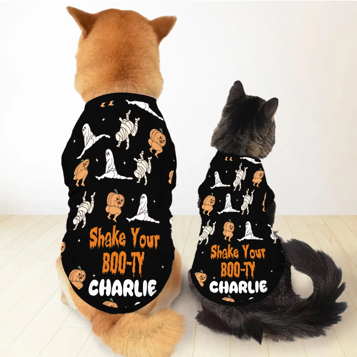 Shake Your Boo-ty - Personalized Dog Pet Shirt