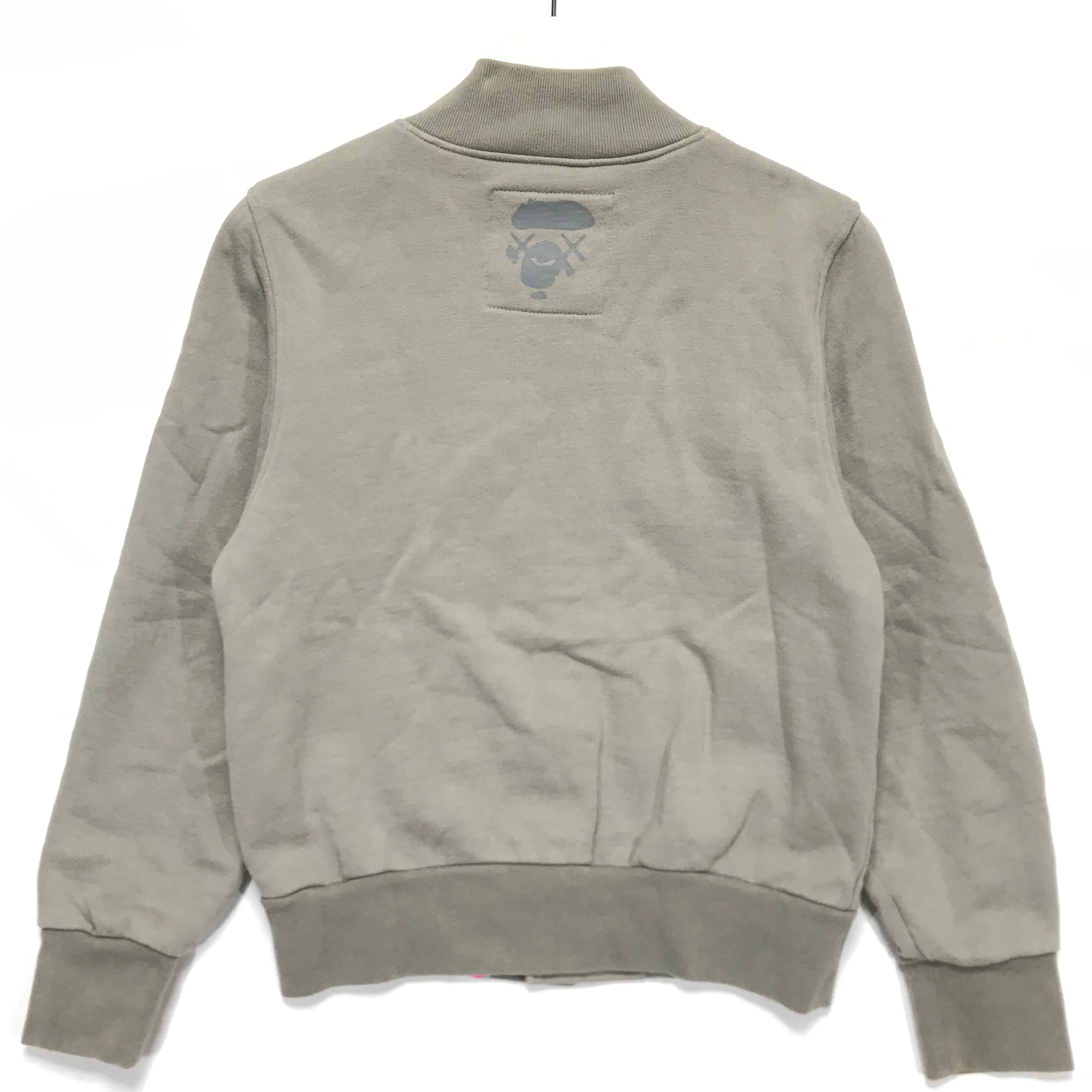 [SHORT] Women's! A Bathing Ape Bape x Kaws Bendy Cotton Varsity Jacket