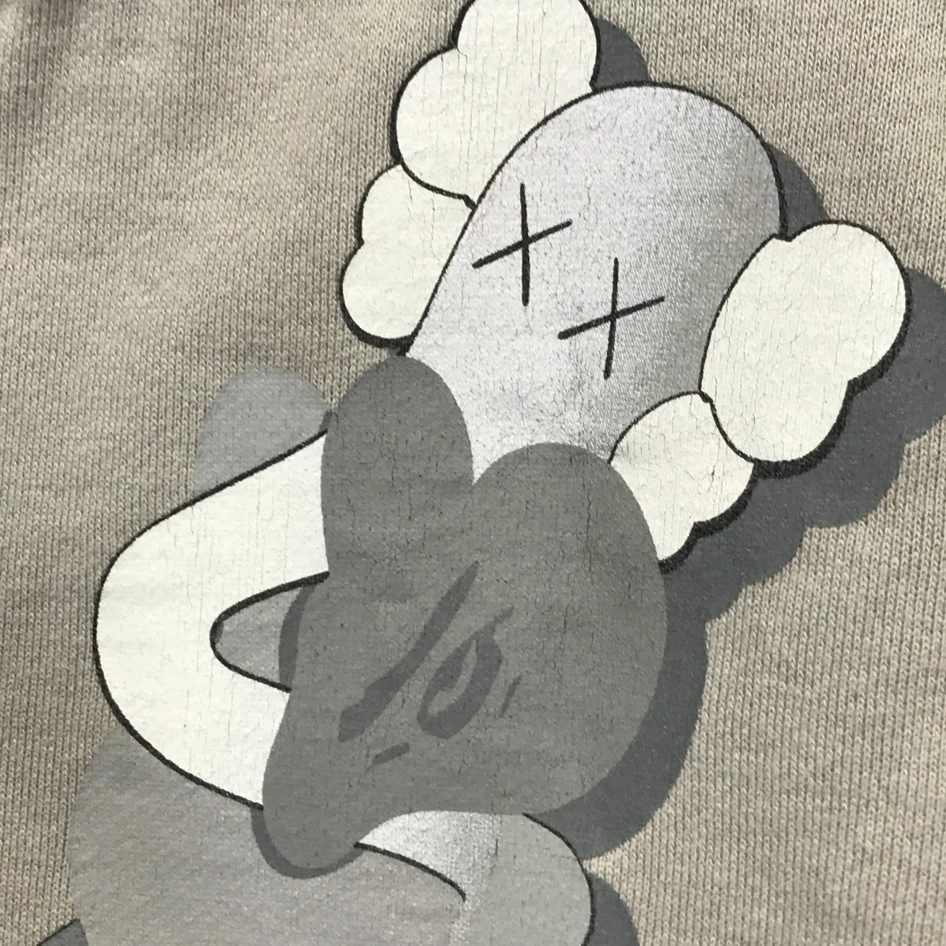 [SHORT] Women's! A Bathing Ape Bape x Kaws Bendy Cotton Varsity Jacket