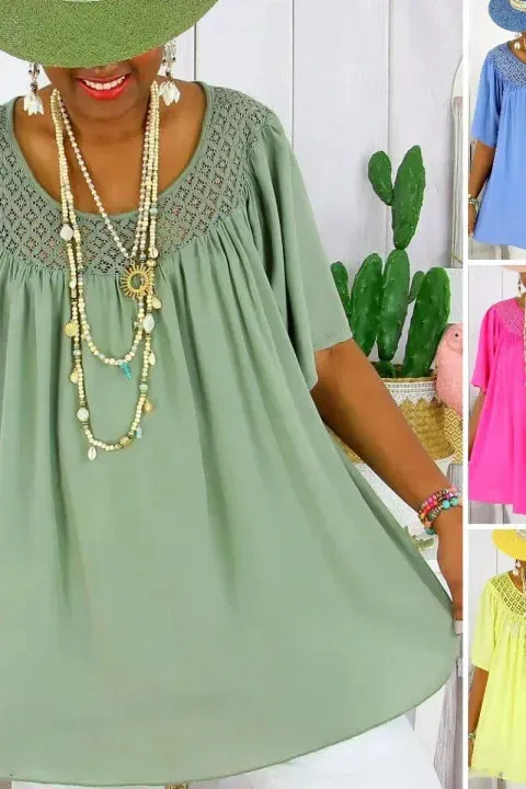 Silvana - Summer Cloth With Short Sleeve