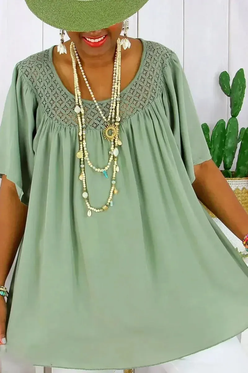 Silvana - Summer Cloth With Short Sleeve