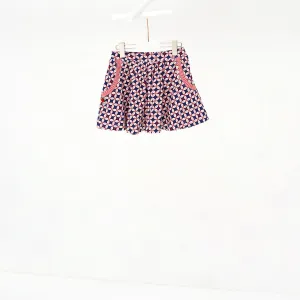 SS17 Mim-Pi Girls Spanish Rose Blue, White & Red Skirt 436