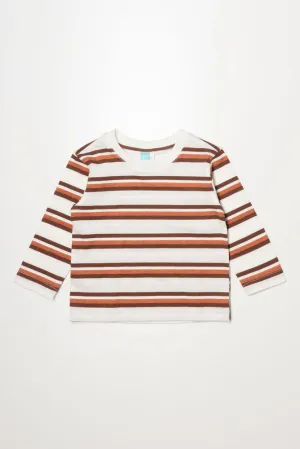 Stripe Long Sleeve T-Shirt Natural