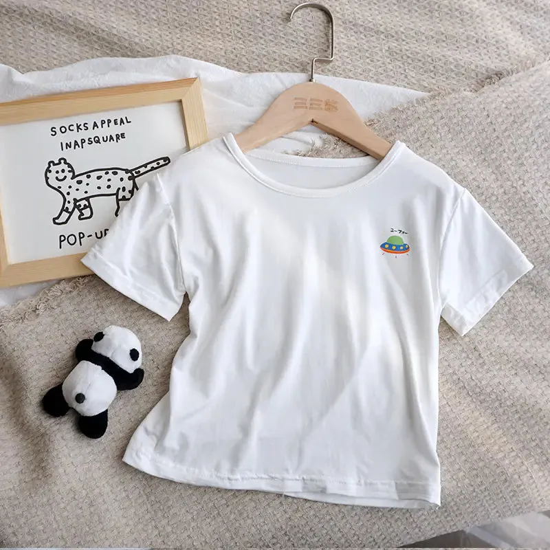 Style Baby Ice Silk T-Shirt for Boys and Girls