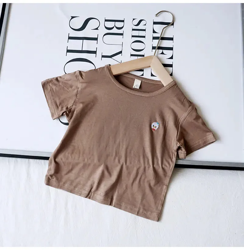 Style Baby Ice Silk T-Shirt for Boys and Girls