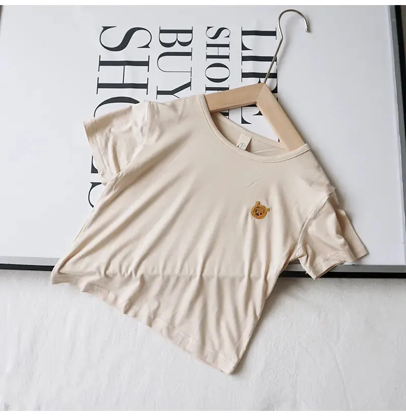 Style Baby Ice Silk T-Shirt for Boys and Girls