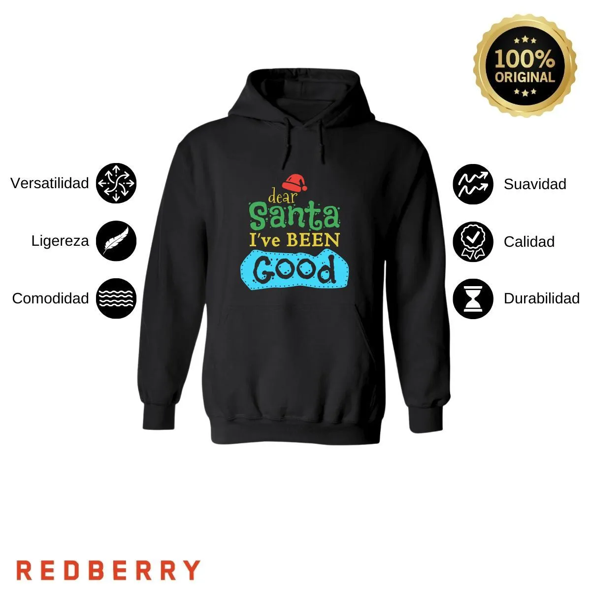 Sudadera Deportiva Mujer Navideña Hoodie 010