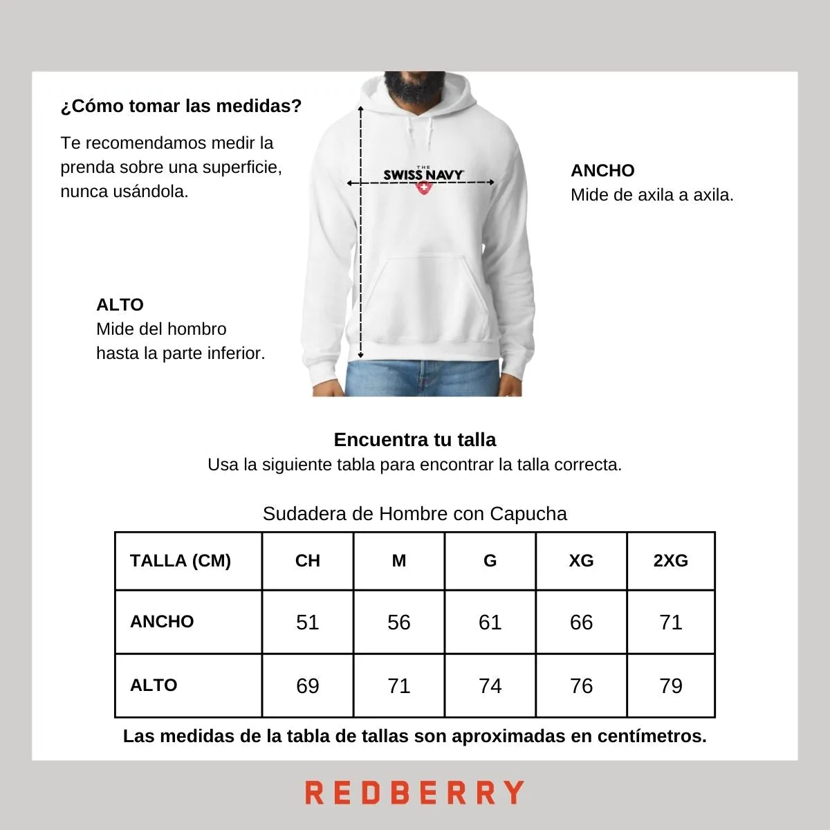 Sudadera Hombre Hoodie The Swiss Navy Logo