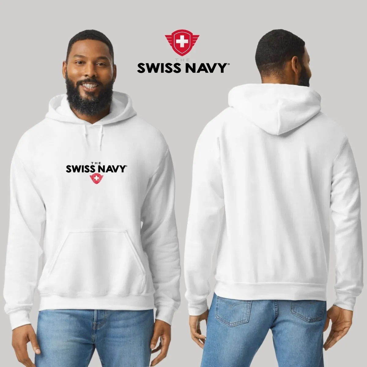 Sudadera Hombre Hoodie The Swiss Navy Logo