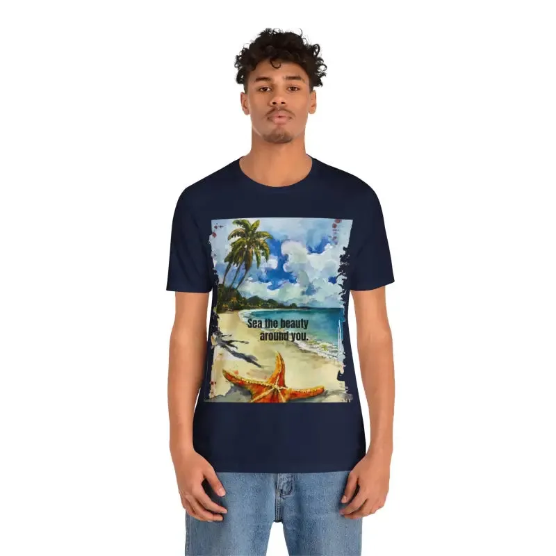 Sunkissed Starfish Unisex Jersey Tee Chill Vibe