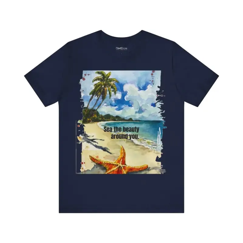Sunkissed Starfish Unisex Jersey Tee Chill Vibe