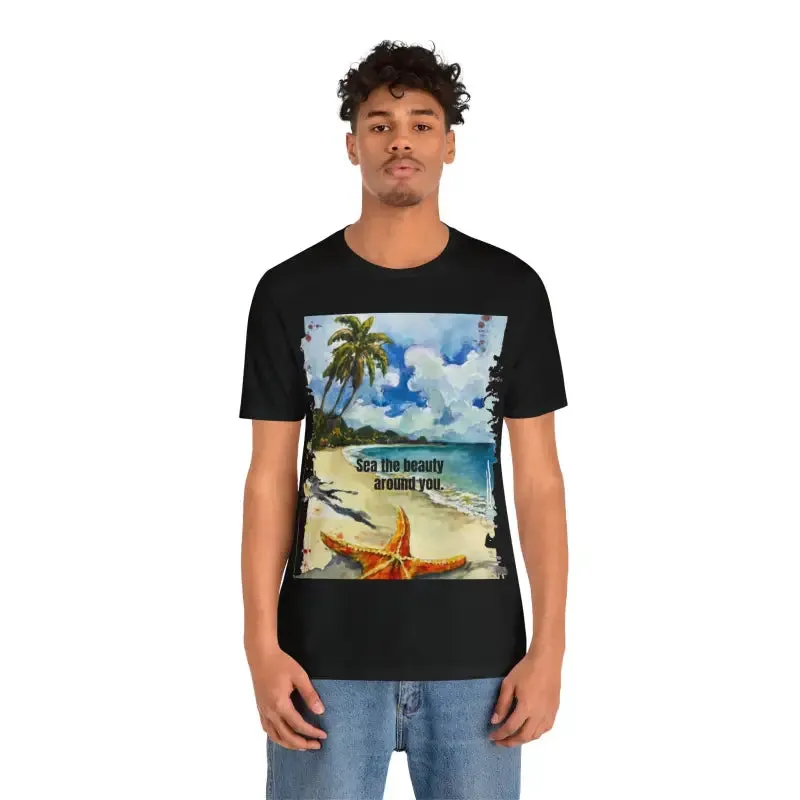 Sunkissed Starfish Unisex Jersey Tee Chill Vibe