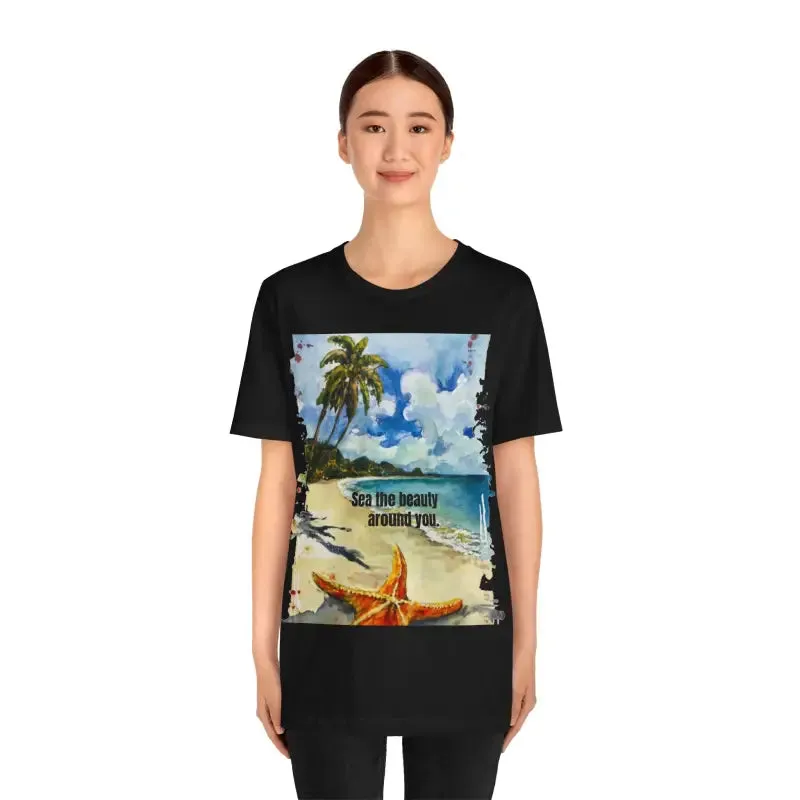 Sunkissed Starfish Unisex Jersey Tee Chill Vibe