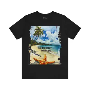 Sunkissed Starfish Unisex Jersey Tee Chill Vibe