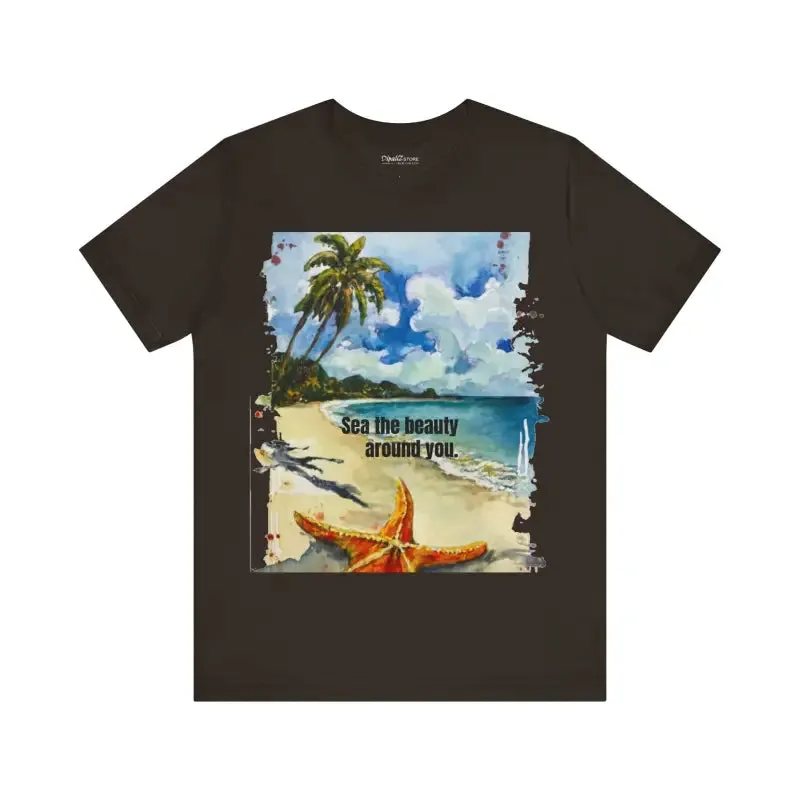 Sunkissed Starfish Unisex Jersey Tee Chill Vibe