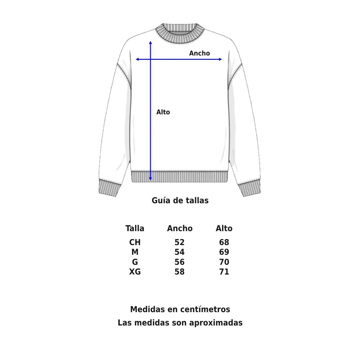 Suéter Acción Poética Unisex No temo Te amo OD77020
