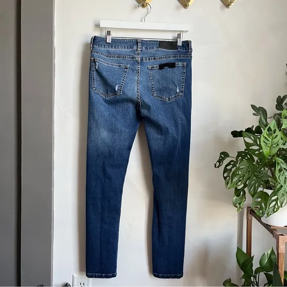 The Kooples Willy Destroy Boyfriend Jeans in Blu88
